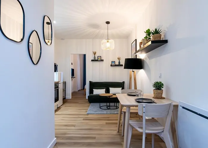 דירה Joli T2- Cocooning - Wifi Fibre - Lave-linge *