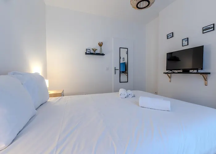 Joli T2- Cocooning - Wifi Fibre - Lave-linge דירה *